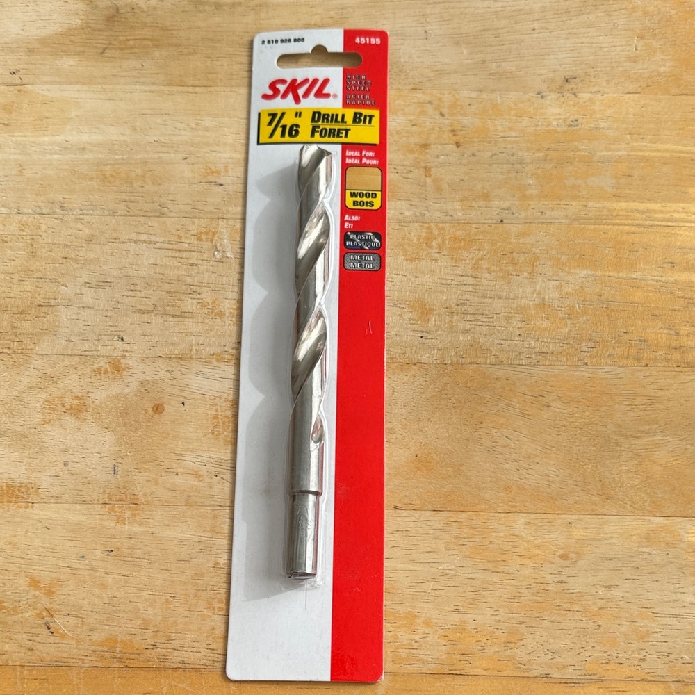 4/$20 SKIL 7/16 Drill Bit, NWT